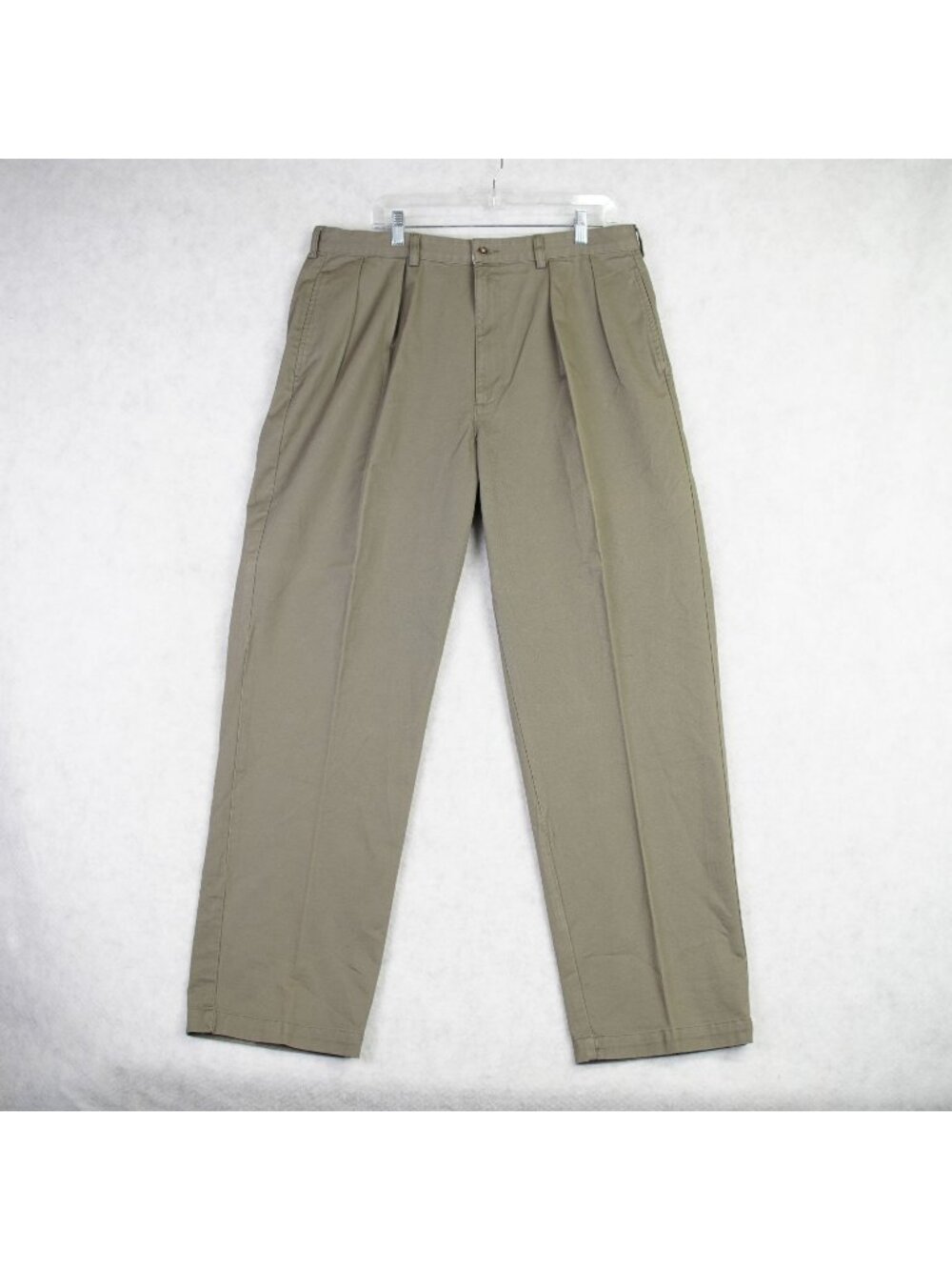 Vintage Polo Ralph Lauren Andrew Pant Chino Trouser Mens W36 x L32 Olive Pleated